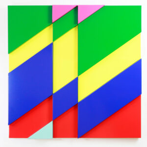 Obra "FRACTUS-DIAGONALIS" de frente